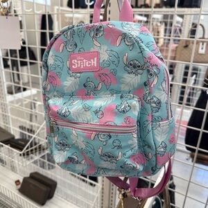 Disney Stitch Blue and Pink Mini  Backpack NWT 80.00
